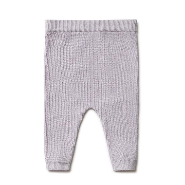 Puri Organic baby broek gebreid lavendel
