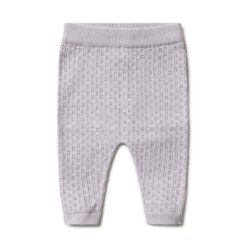 Puri Organic baby broek ajour lavendel