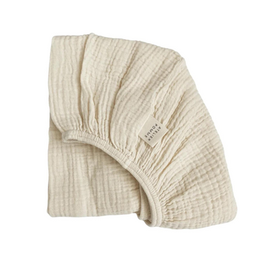 Atelier Pomme hoeslaken bonjour beige