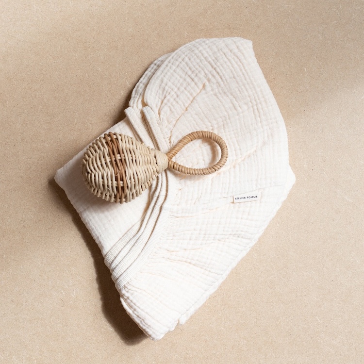 Atelier Pomme hoeslaken cosy white