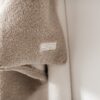 Atelier Pomme wiegdeken teddy bonjour beige