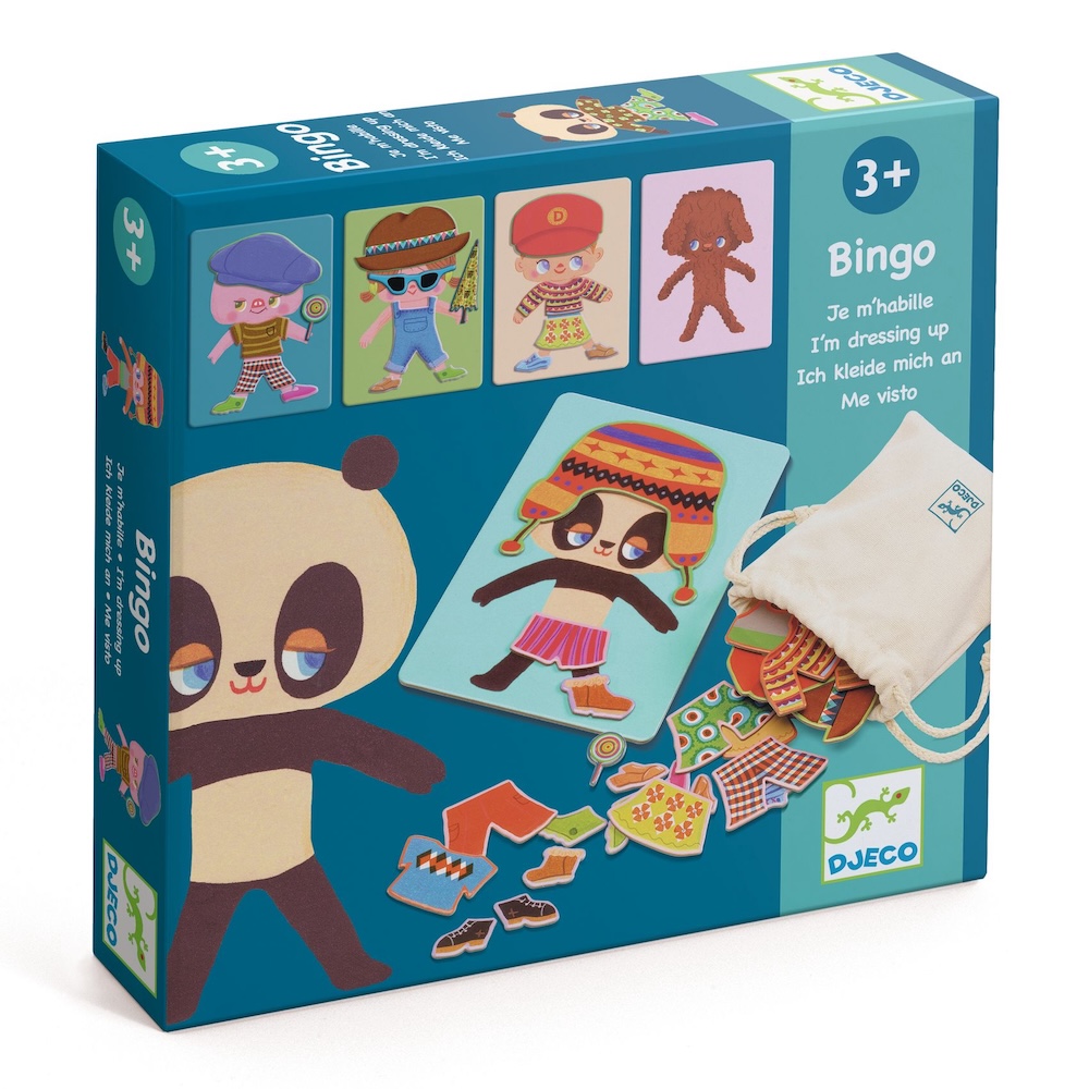 Djeco bingo aankleedspel ik kleed me aan