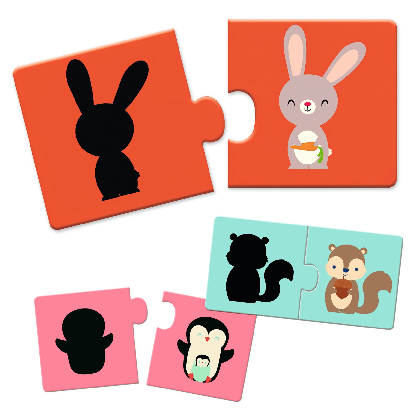 Djeco puzzel duo schaduwen