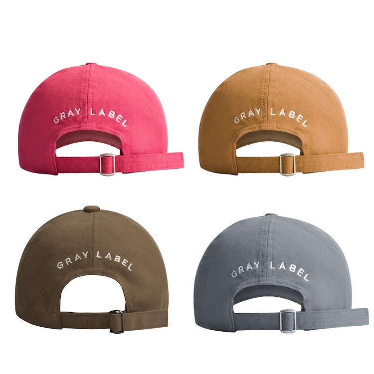Gray Label baseball cap smiley pet