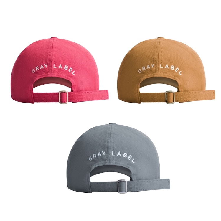 Gray Label baseball cap melon-cherry-stonegrey