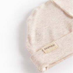 MarMar Copenhagen baby mutsje aiko light beige melange