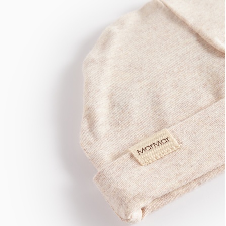 MarMar Copenhagen baby mutsje aiko light beige melange