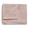 Mushie wiegdeken pointelle blush