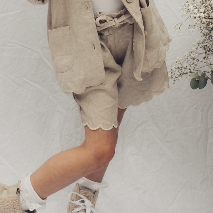 Two You Label korte broek Livy Linnen beach