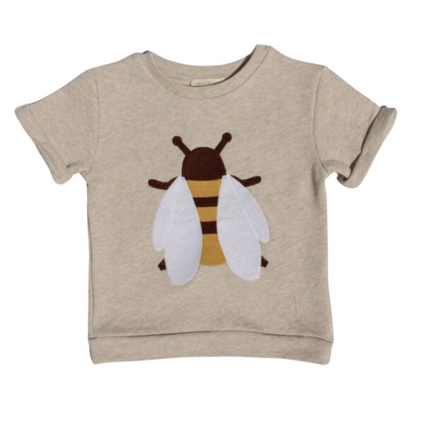 Two You Label t-shirt Bee happy oat