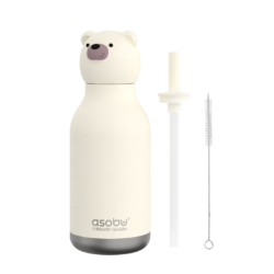 Asobu RVS drinkfles bestie ijsbeer
