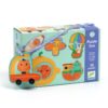 Djeco puzzel duo voertuigen