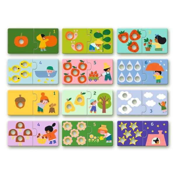Djeco puzzel duo eerste cijfers
