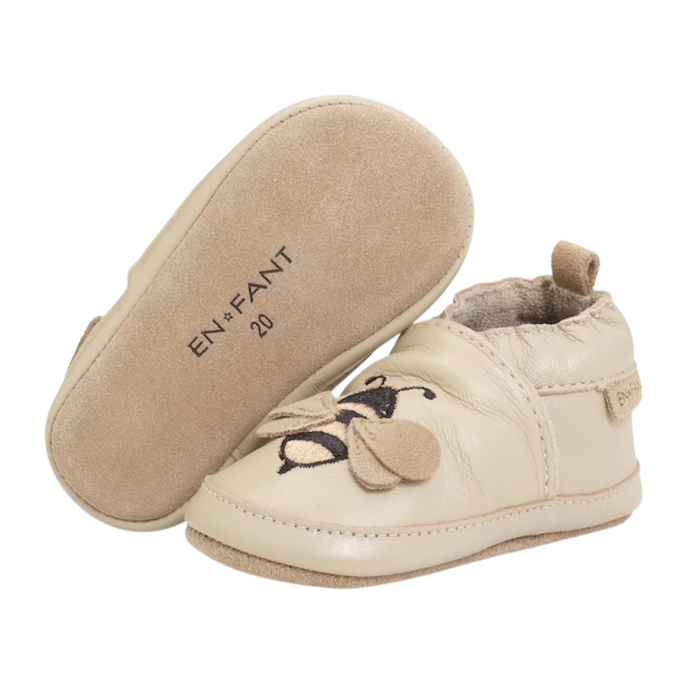 Enfant babyslofjes leer white pepper bee