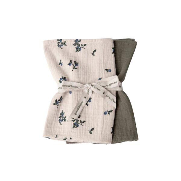 Garbo&Friends hydrofiele doek 2-pack blueberry