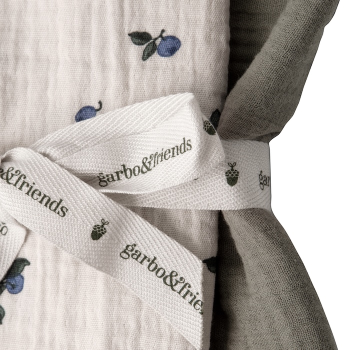 Garbo&Friends hydrofiele doek 2-pack blueberry