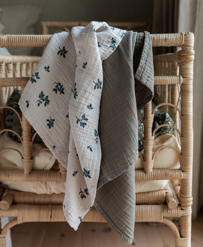 Garbo&Friends hydrofiele doek 2-pack blueberry