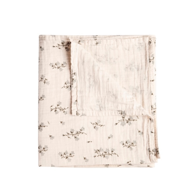 Garbo&Friends muslin swaddle hydrofiel bluebell