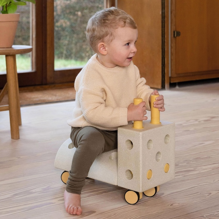 MODU Tiny Ride loopauto sand grey honey