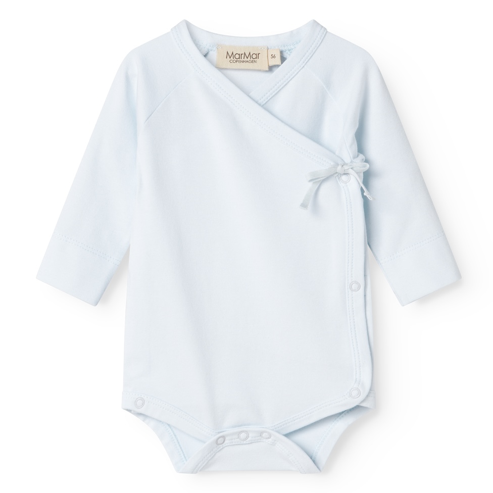 MarMar Copenhagen baby overslagromper belita light blue