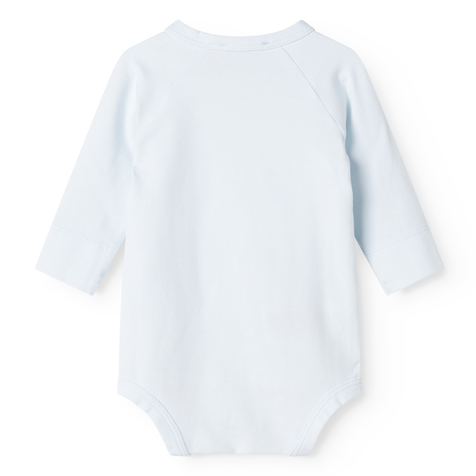 MarMar Copenhagen baby overslagromper belita light blue