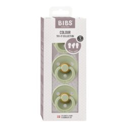 Bibs fopspeen try-it probeerverpakking 3 stuks sage maat 1