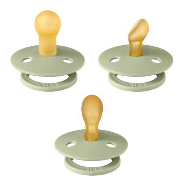 Bibs fopspeen try-it probeerverpakking 3 stuks sage maat 1