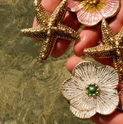 Doing Goods knop Faye flower bloem wit