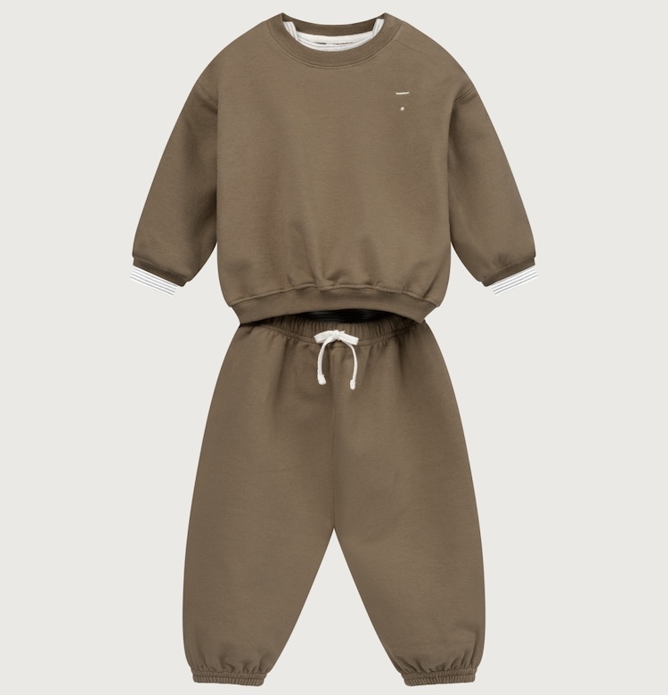 Gray Label joggingbroek 100% biokatoen fleece woody