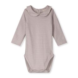 Gray Label romper met kraag biokatoen berry-cream