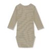 Gray Label romper met lange mouw biokatoen woody-cream