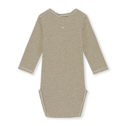 Gray Label romper met lange mouw biokatoen woody-cream