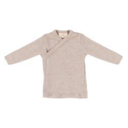 Kico Label longsleeve overslag beige 100% merinowol