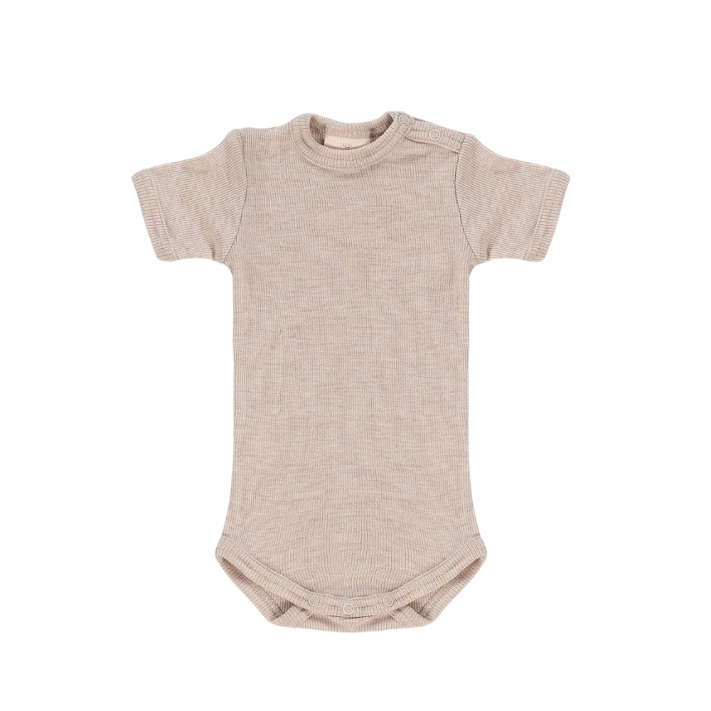 Kico Label romper beige 100% merinowol