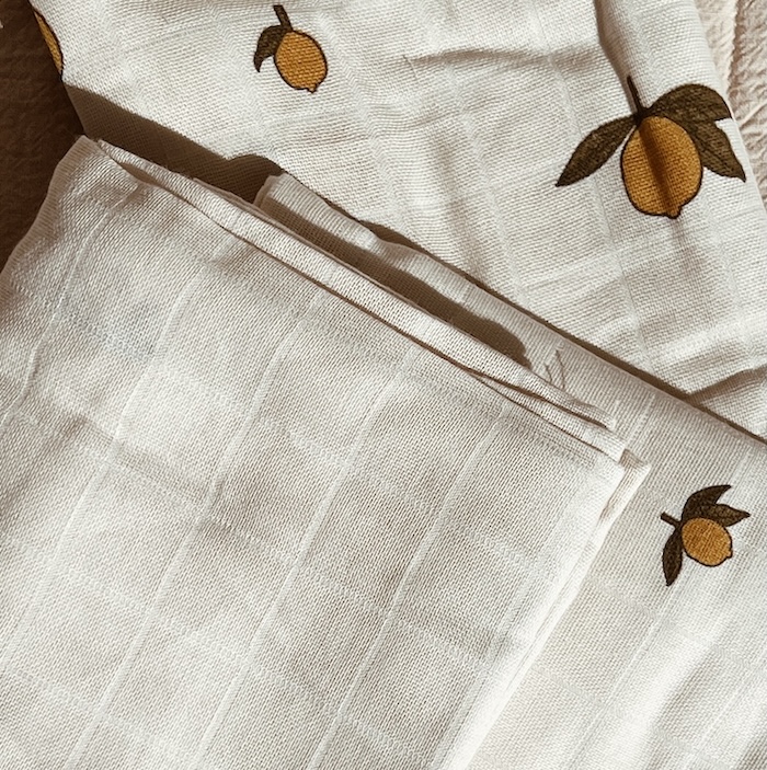 Konges Sløjd hydrofiele doeken 3-pack lemon