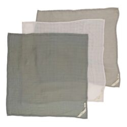 Konges Sløjd hydrofiele doeken 3-pack limestone