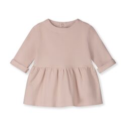 Gray Label baby jurk met drukknoopjes faded pink