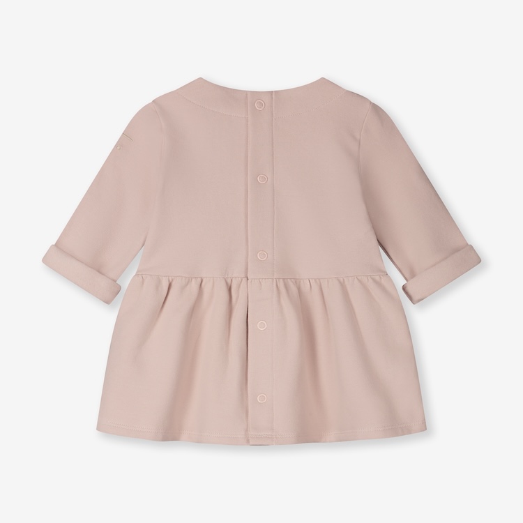 Gray Label baby jurk met drukknoopjes faded pink