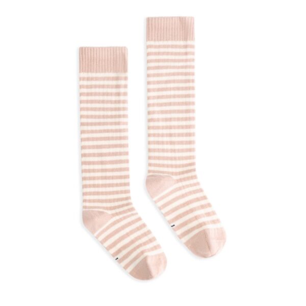 Gray Label hoge lange baby sokken faded pink