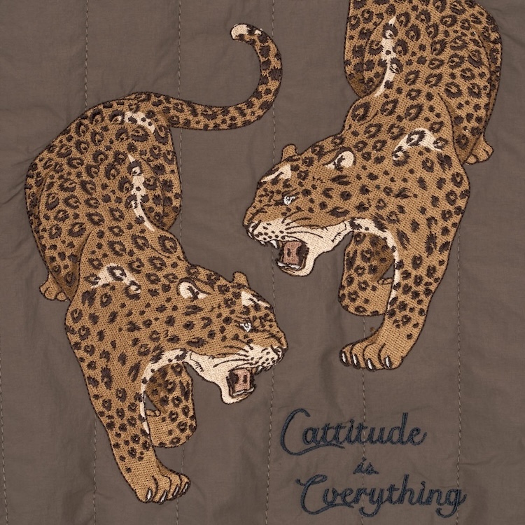 Konges Sløjd bomberjack juno walnut leopard