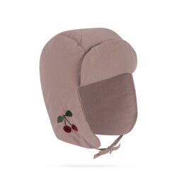 Konges Sløjd muts met oorflappen juno twilight mauve