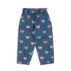 Konges Sløjd spijkerbroek denim margot frill bon coeur colore