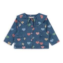 Konges Sløjd spijkerjasje denim margot bon coeur colore
