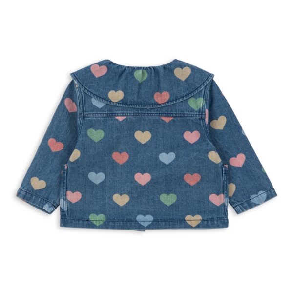 Konges Sløjd spijkerjasje denim margot bon coeur colore