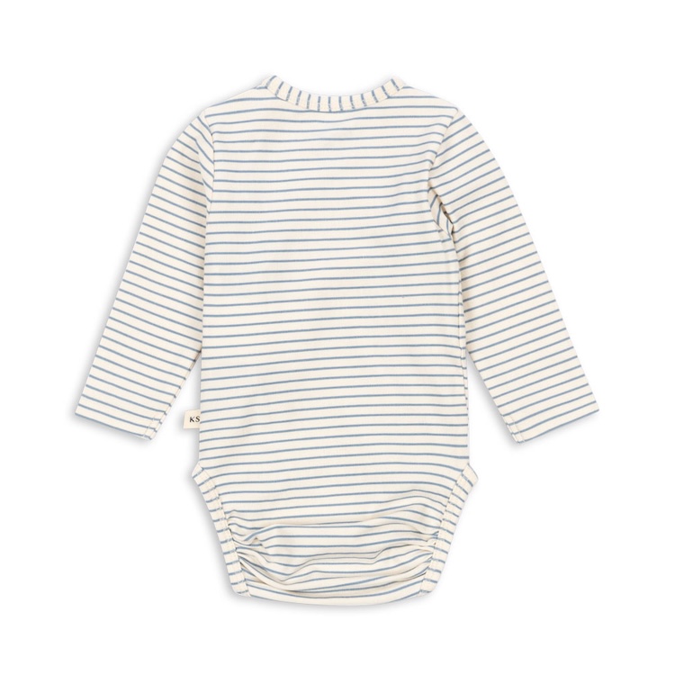 Konges Sløjd overslagromper met lange mouw stripe bluie