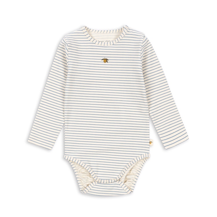 Konges Sløjd romper met lange mouw stripe bluie