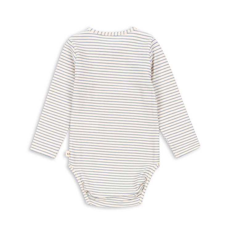 Konges Sløjd romper met lange mouw stripe bluie