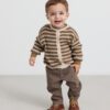 MarMar Copenhagen gebreid vest cashew melange stripe