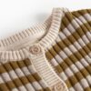 MarMar Copenhagen gebreid vest cashew melange stripe