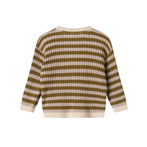 MarMar Copenhagen gebreid vest cashew melange stripe